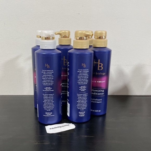 HB Hair Biology Full & Vibrant Volumizing Shampoo & Conditioner, 12.8 oz, x6 - Picture 3 of 3
